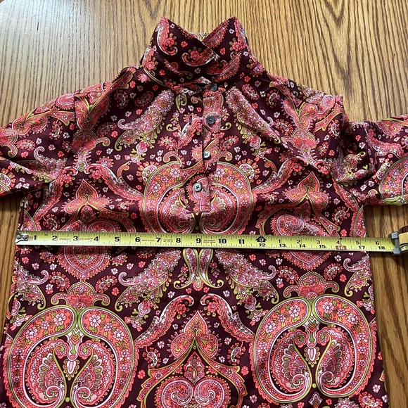 Banana Republic Paisley Print Dress, like new, very colorful and stylish!! - Picture 5 of 7